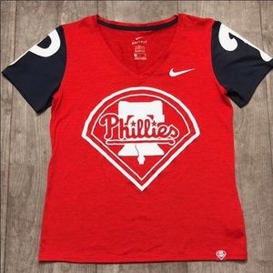 Nike Dri-Fit Phillies Women's Small T-Shirt
